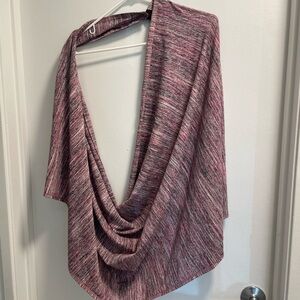 Lululemon Athletica Pink and Gray Scarf